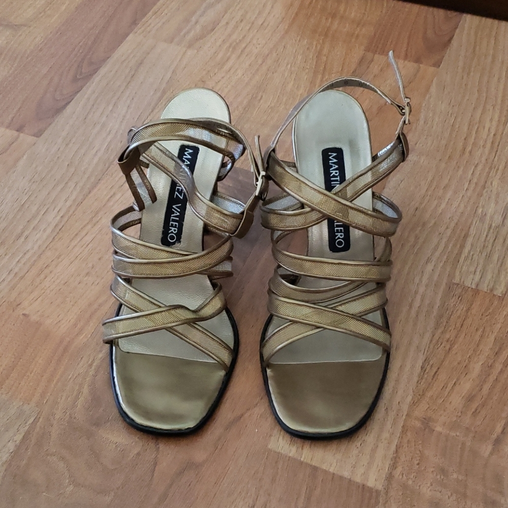 Martinez Valero strappy heels